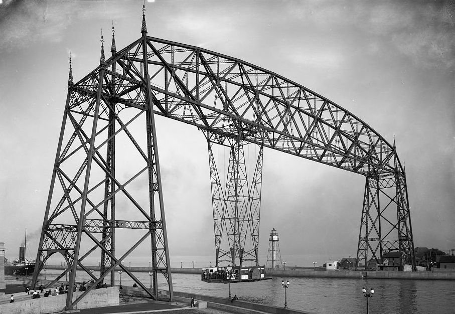 El puente transbordador de Duluth. 3/ The aerial ferry bridge