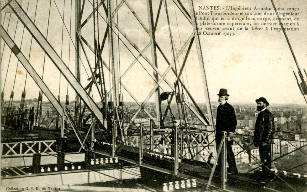 Ferdinand Arnodin. Pont transbordeur. Nantes.