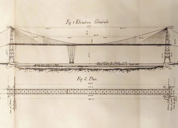 Burdeos. Bourdeaux. Pont transbordeur. Ferdinand Arnodin.