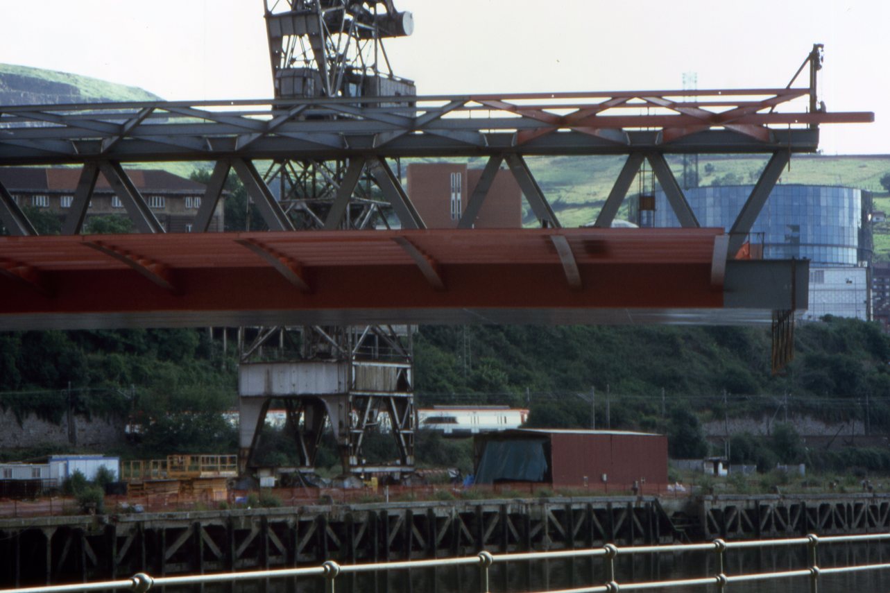 Puente de Euskalduna en Bilbao. Javier Manterola Armisén.