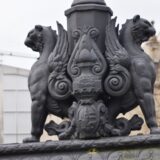 Farola actual del puente de La Merced, Detalle. Bilbao / Foto: Joaquín Cárcamo Martínez. Febrero de 2025.