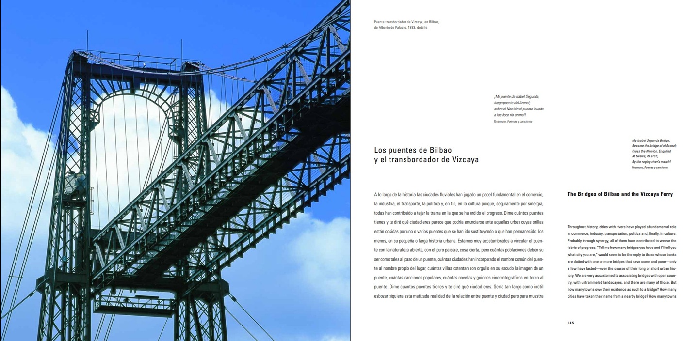 Arquitectura e Ingeniería del Hierro en España (1814-1936). Capítulo «Los puentes de Bilbao y el transbordador de Vizcaya».