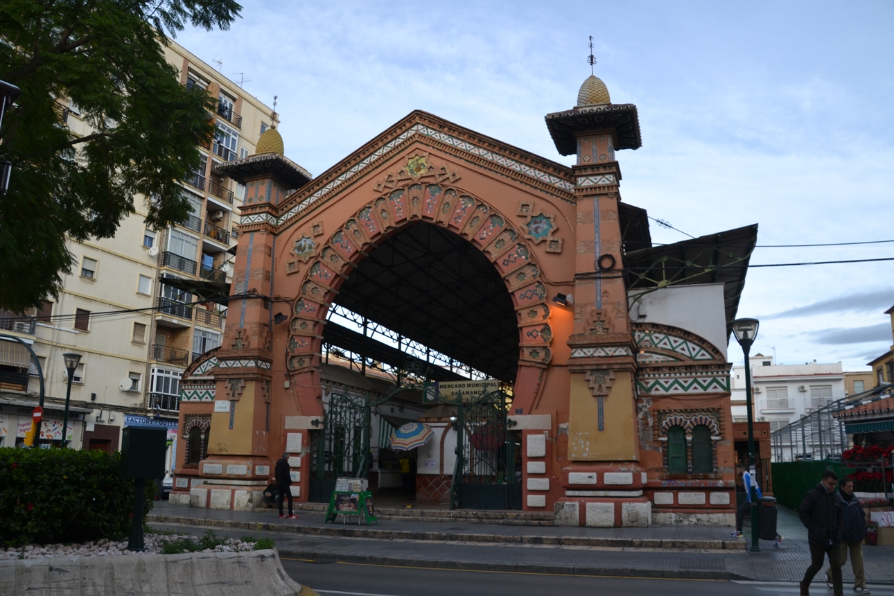Mercado de Salamanca. Fachada sur. / Foto Joaquín Cárcamo Martínez. Dic. 2018.