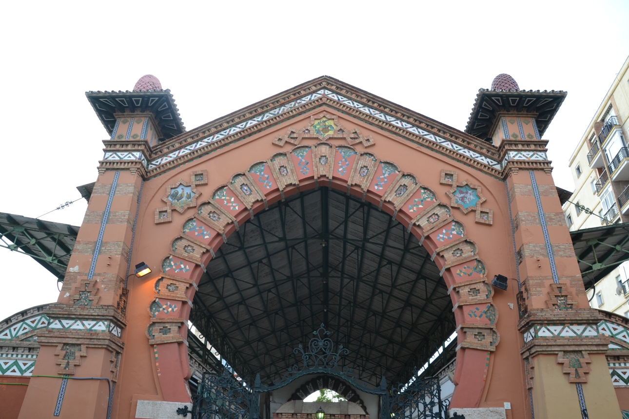 Mercado de Salamanca. Fachada norte. / Foto Joaquín Cárcamo Martínez. Dic. 2018.