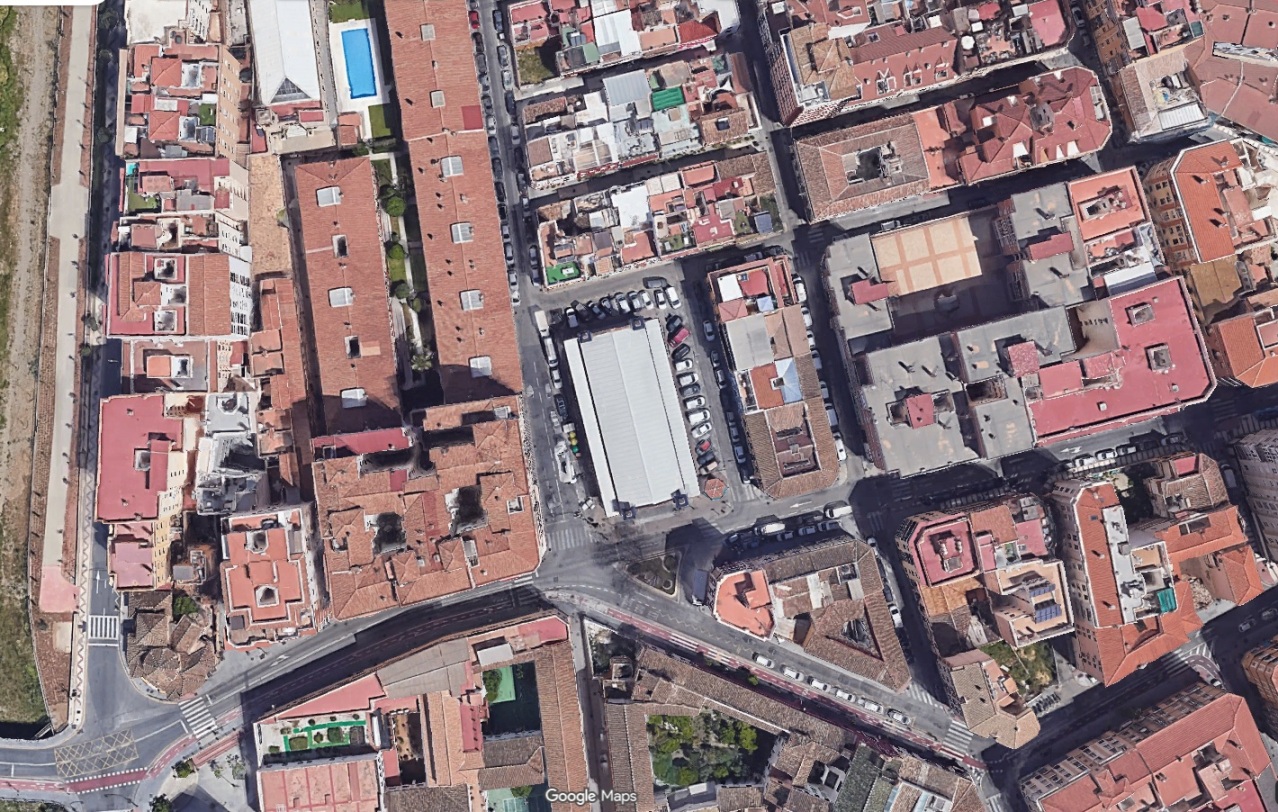 Mercado de Salamanca, Ubicación. / Google Maps. Oct. 2025.