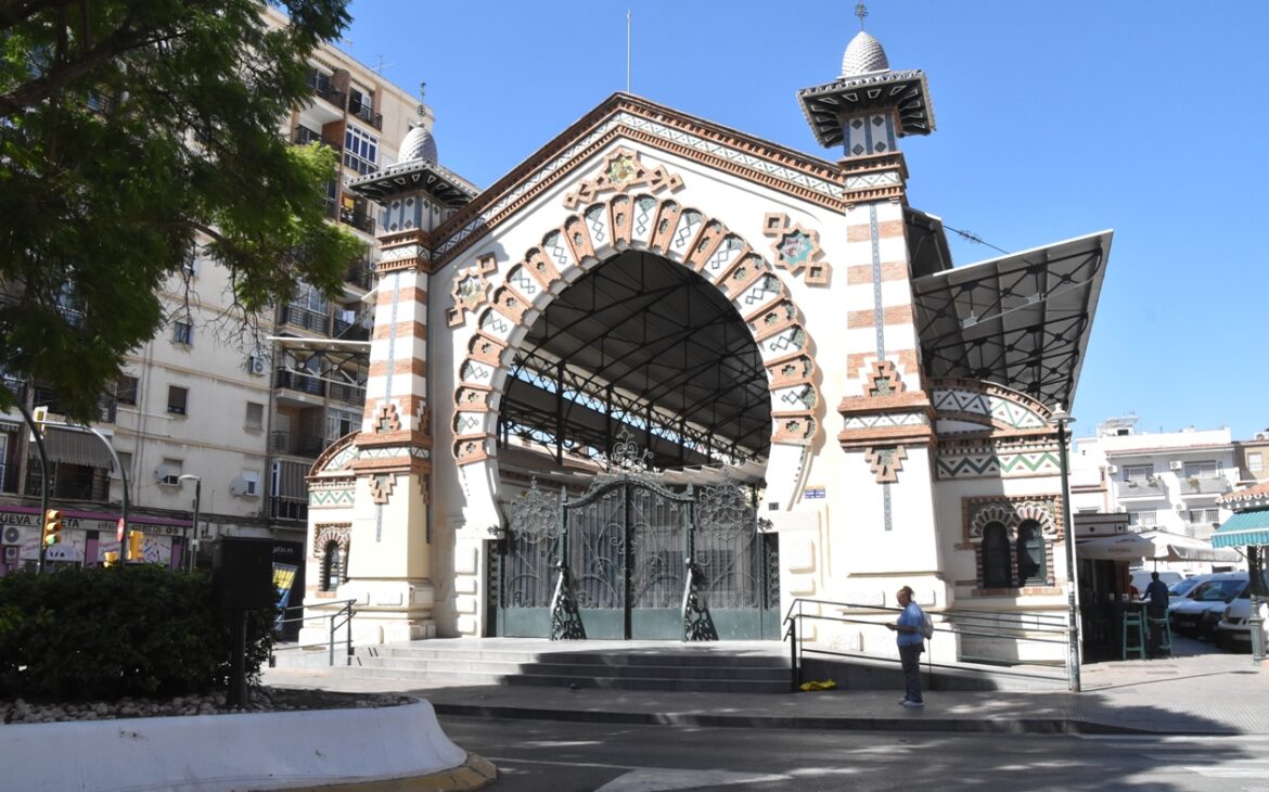 Mercado de Salamanca. Fachada sur. / Foto Joaquín Cárcamo Martínez. Sept. 2025.