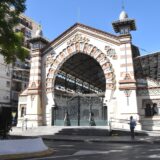 Mercado de Salamanca. Fachada sur. / Foto Joaquín Cárcamo Martínez. Sept. 2025.