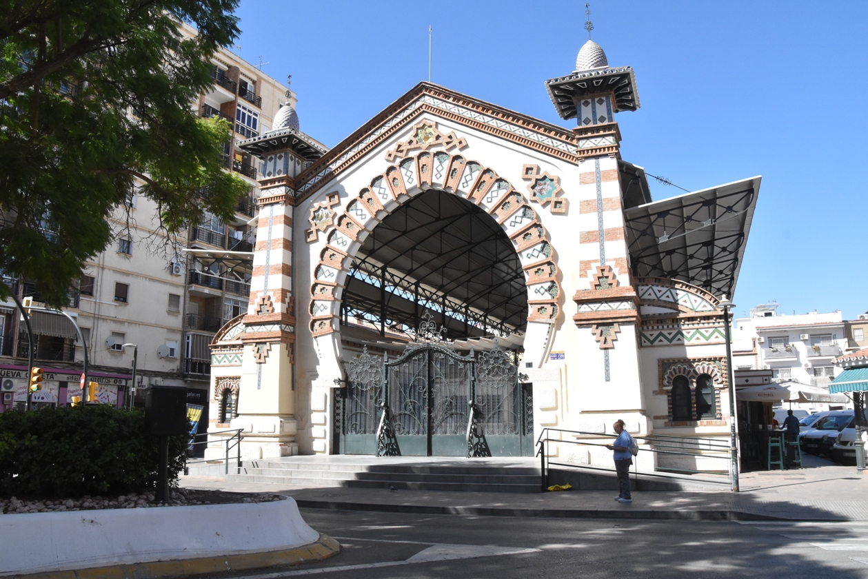 Mercado de Salamanca. Fachada sur. / Foto Joaquín Cárcamo Martínez. Sept. 2025.
