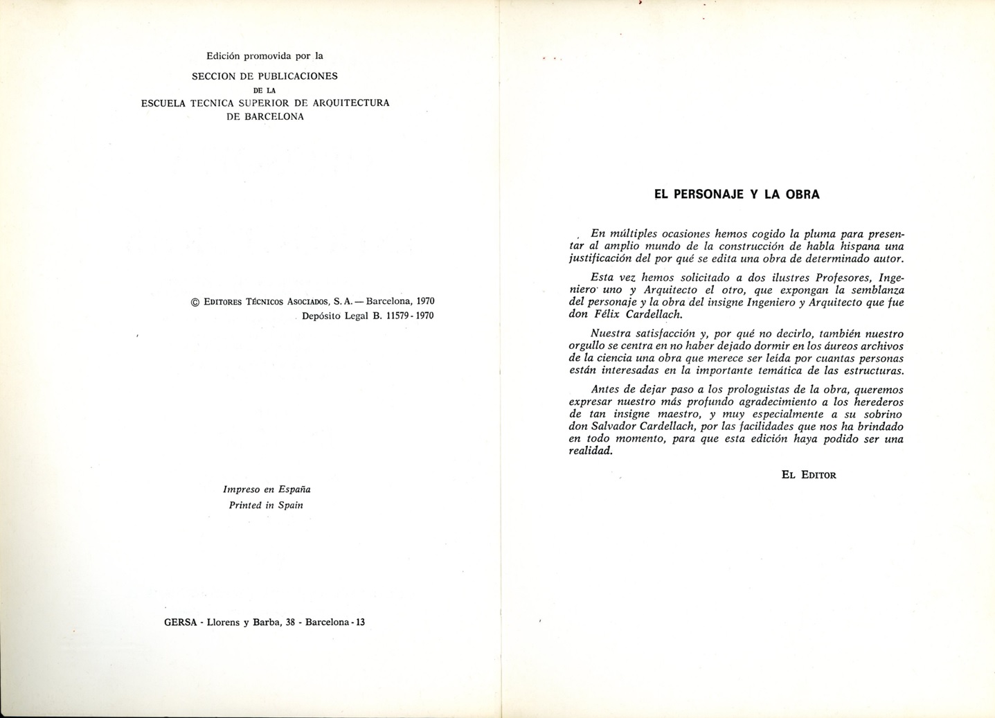 Filosofía de las estructuras. Félix Cardellach. Barcelona, 1970. / Colección Joaquín Cárcamo Martínez.