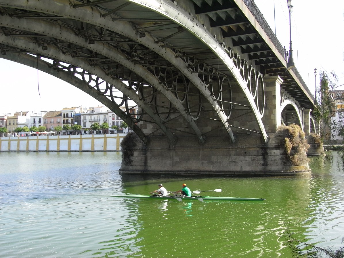Sevilla. Puente de Triana o de Isabel II. / Foto: Joaquín Cárcamo, 2009.
