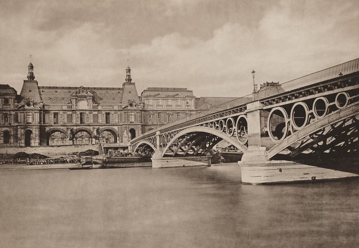 Puente del Carrousel de París. / Les Travaux Publics de la France.